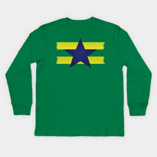 Independents Flag Firefly Kids Long Sleeve T-Shirt